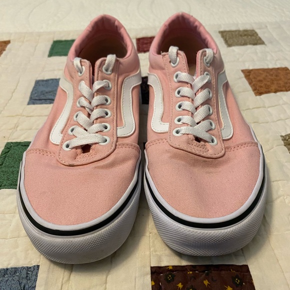 Vans Classic Pink and White Sneakers - Picture 4 of 5